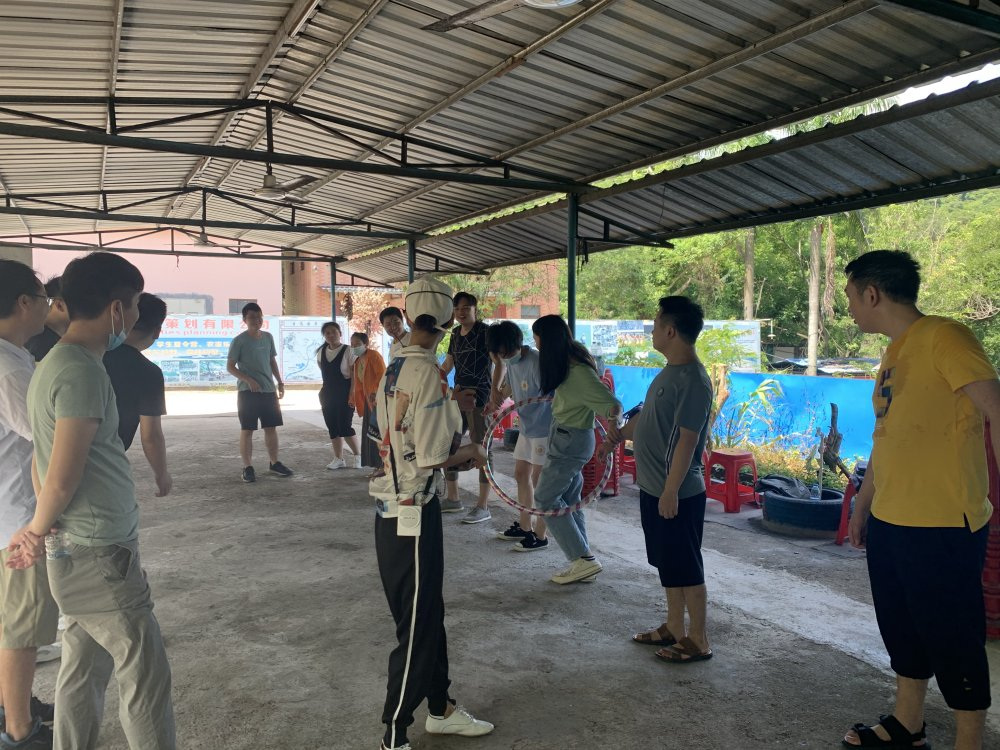 優卡特員工玩呼啦圈游戲 優卡特員工玩呼啦圈游戲