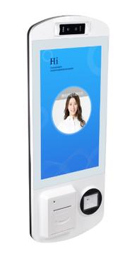 人臉識別消費機P302-2D-2W（支持人臉刷卡二維碼帶打印）